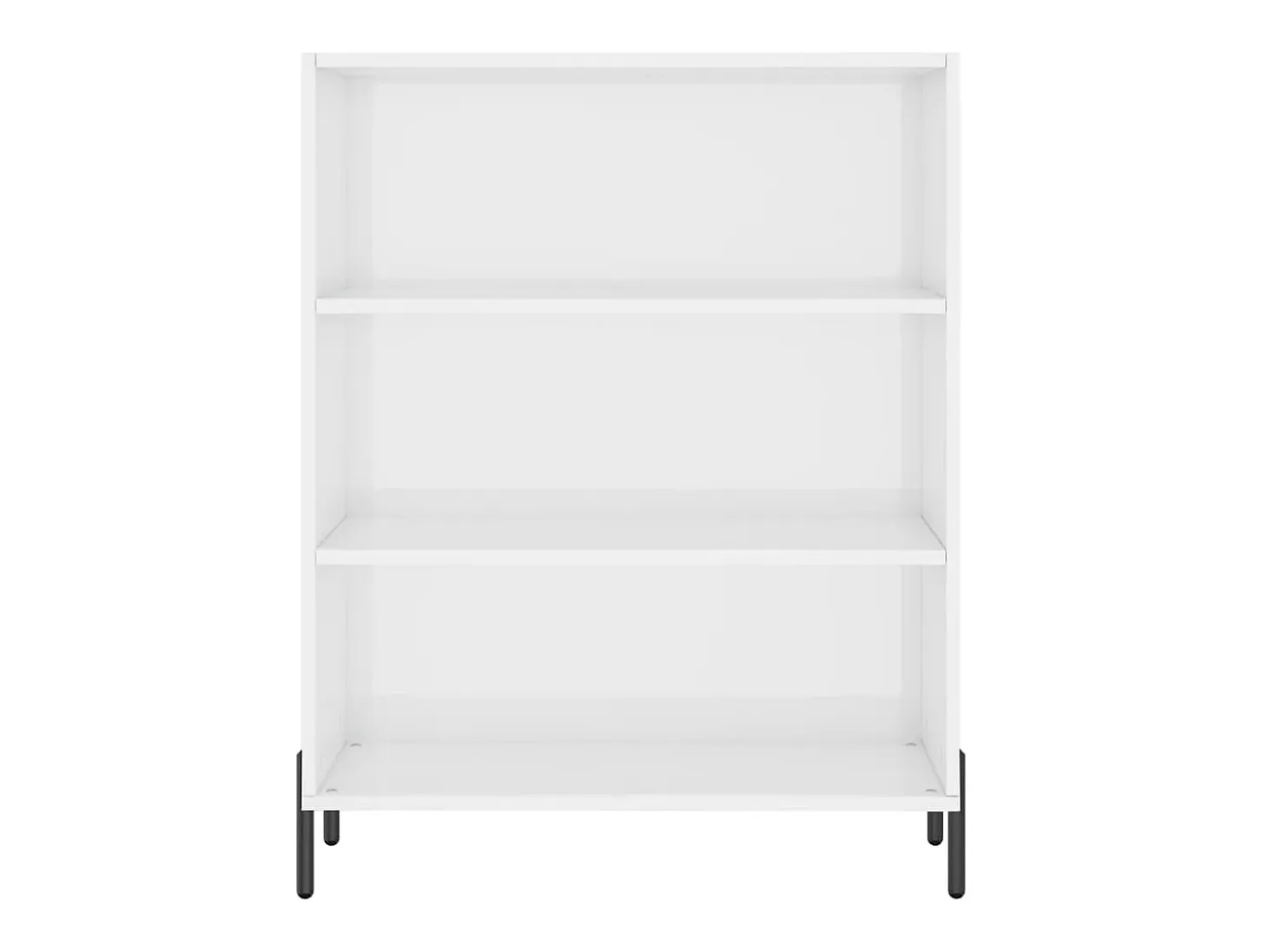 Estantería blanca brillante 69,5x32,5x90 cm