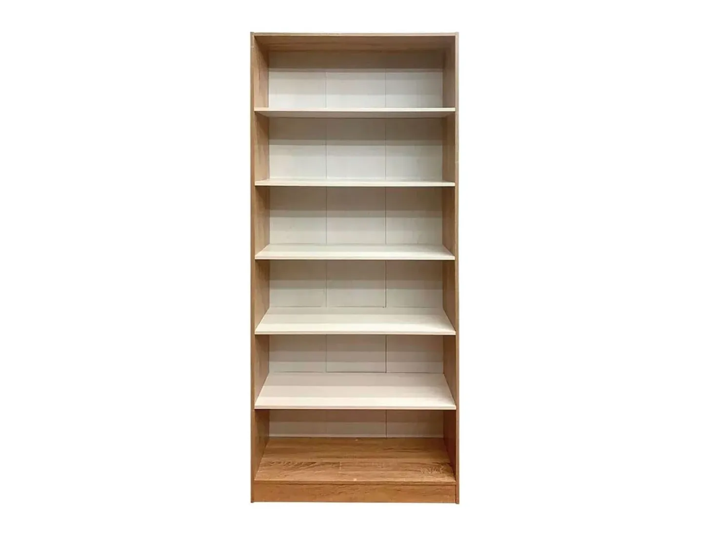 Estantería Boreal 6 estantes cambria/blanco 202x80x28 cm