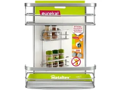 Estantería de Cocina 2 Niveles EUREKA Metaltex Gris Polytherm®