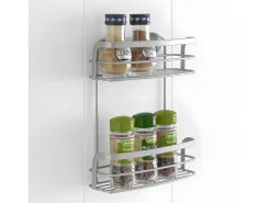 Estantería de Cocina 2 Niveles EUREKA Metaltex Gris Polytherm®