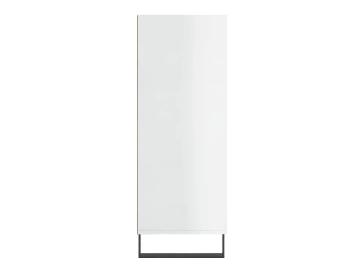 Estantería madera de ingeniería blanco brillo 69,5x32,5x90 cm