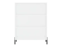Estantería madera de ingeniería blanco 69,5x32,5x90 cm