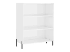 Estantería madera de ingeniería blanco 69,5x32,5x90 cm