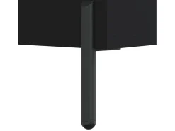 Estantería negra 69,5x32,5x90 cm madera de ingeniería