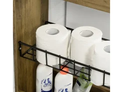 Estantería para Nichos Móvil Carrito de Almacenamiento de 3 Niveles Carrito Estrecho para Baño y Cocina 60 x 20 x 70 cm BZR46-N SoBuy ES