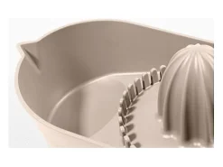 Exprimidor de cítricos gris Oblo Plus con filtro integrado y depósito - Colección CREATE