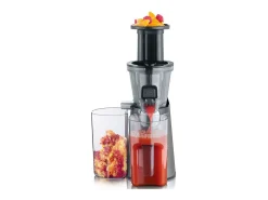 Exprimidor de Zumos Lento Séverin ES3571 150W Gris - Multifuncional para Zumos, Sorbetes, Mermeladas