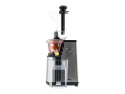 Extractor de jugos vertical H.Koenig GSX18 acero inoxidable 1200W, 1,18L, filtro programable, mantenimiento en caliente