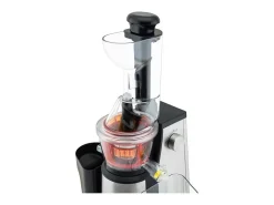 Extractor de jugos vertical H.Koenig GSX18 acero inoxidable 1200W, 1,18L, filtro programable, mantenimiento en caliente