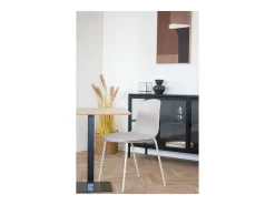 FANO salontafel 70 cm – Licht of zwart hout – Minimalistisch design-Color ribete verde crudo