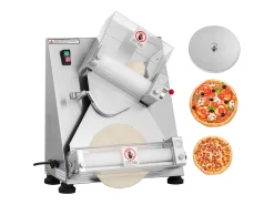 Formadora de Pizzas SucceBuy, 7,6 a 35,5 cm, Prensa de Masa Eléctrica Comercial 370 W, 260 Hojas por Hora, Laminador de Masa para Pizza Automático