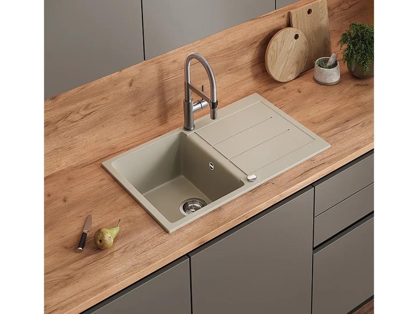 Fregadero beige 78x50x20 kapstadt