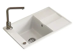Fregadero blanco 78x50x20 kyoto