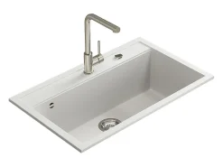 Fregadero blanco 80x51x20 sydney