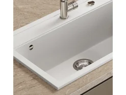 Fregadero blanco 80x51x20 sydney