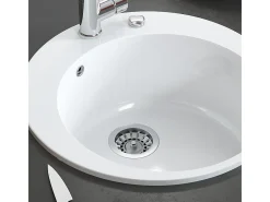 Fregadero de cocina blanco 50.5x50.5x19 valencia