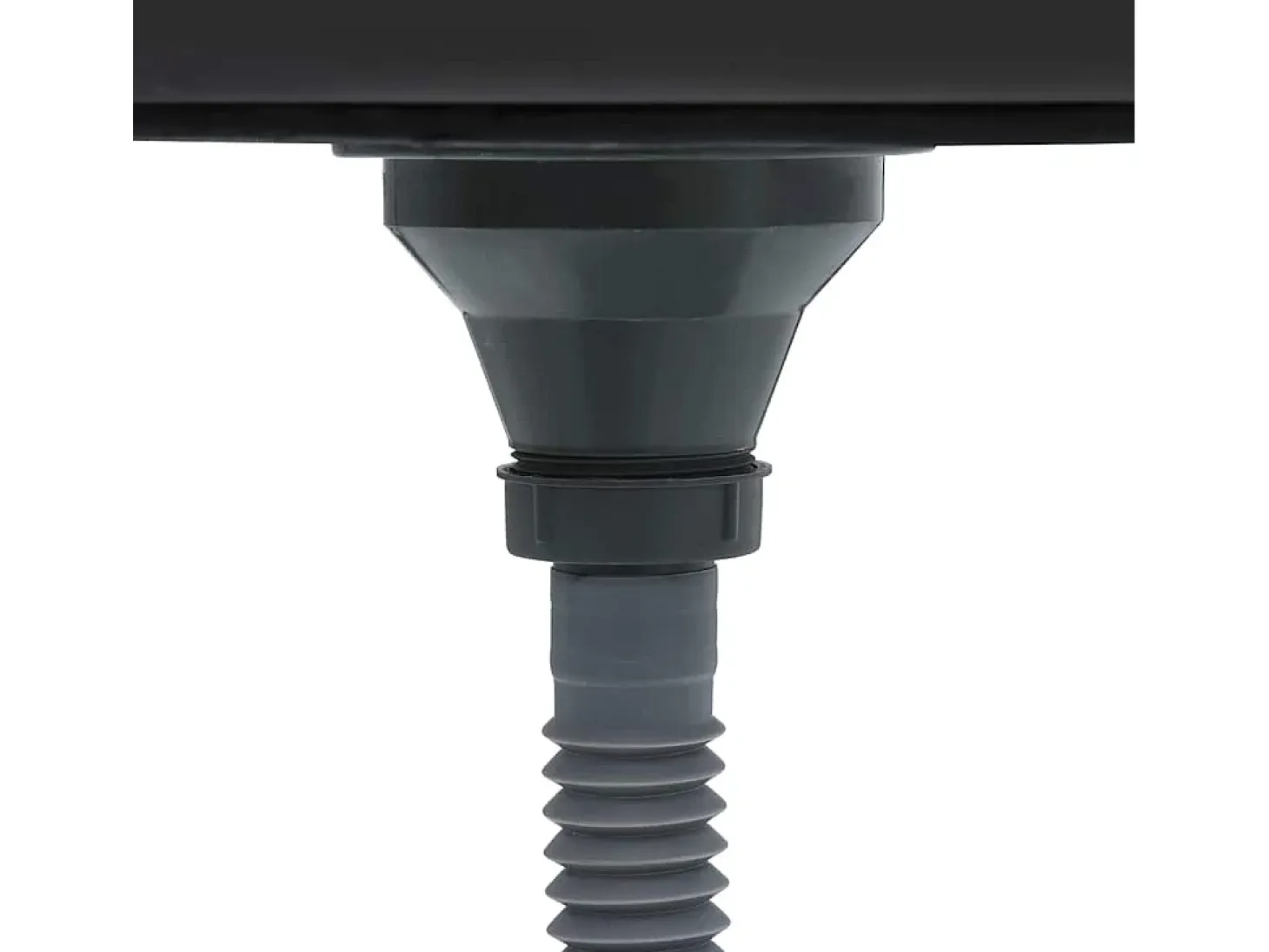 Fregadero de cocina de acero inoxidable negro hecho a mano