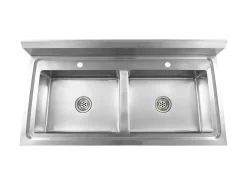 Fregadero de cocina de doble seno de acero inoxidable