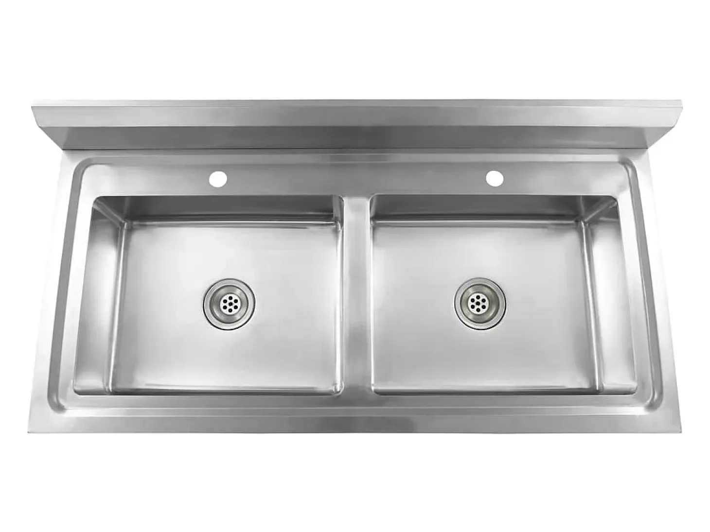 Fregadero de cocina de doble seno de acero inoxidable
