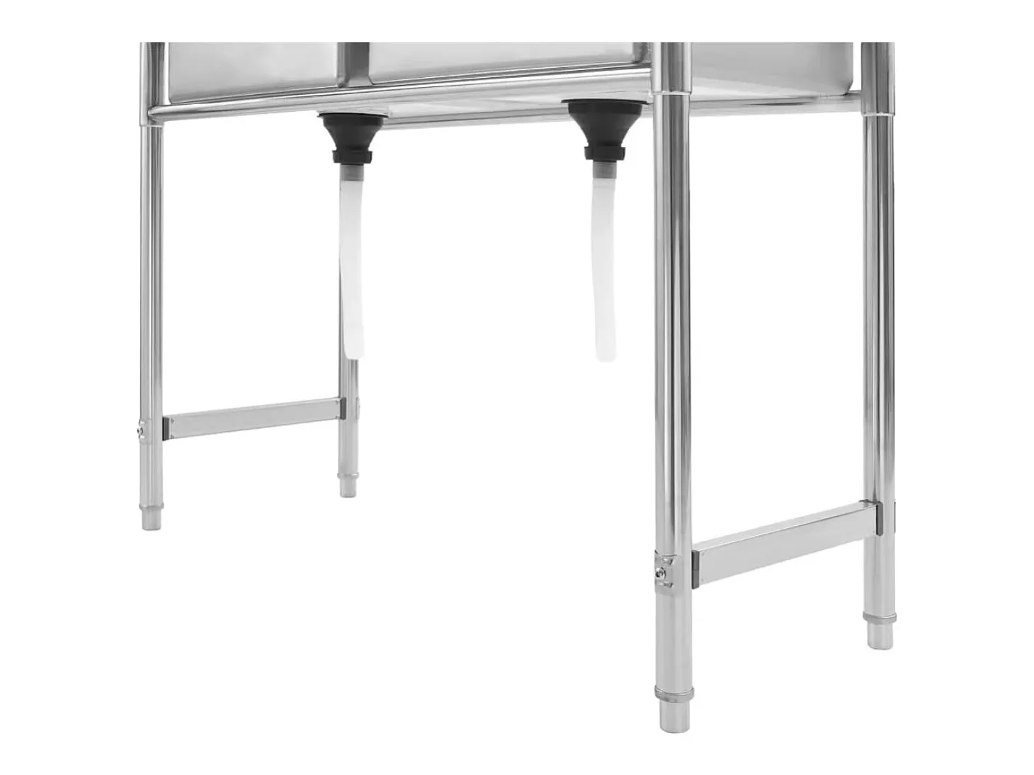 Fregadero de cocina de doble seno de acero inoxidable