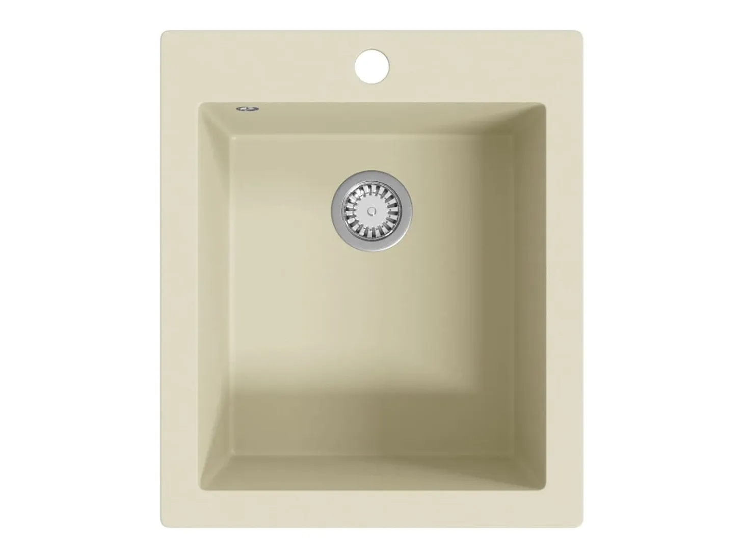 Fregadero de cocina de granito con un seno beige ES687291