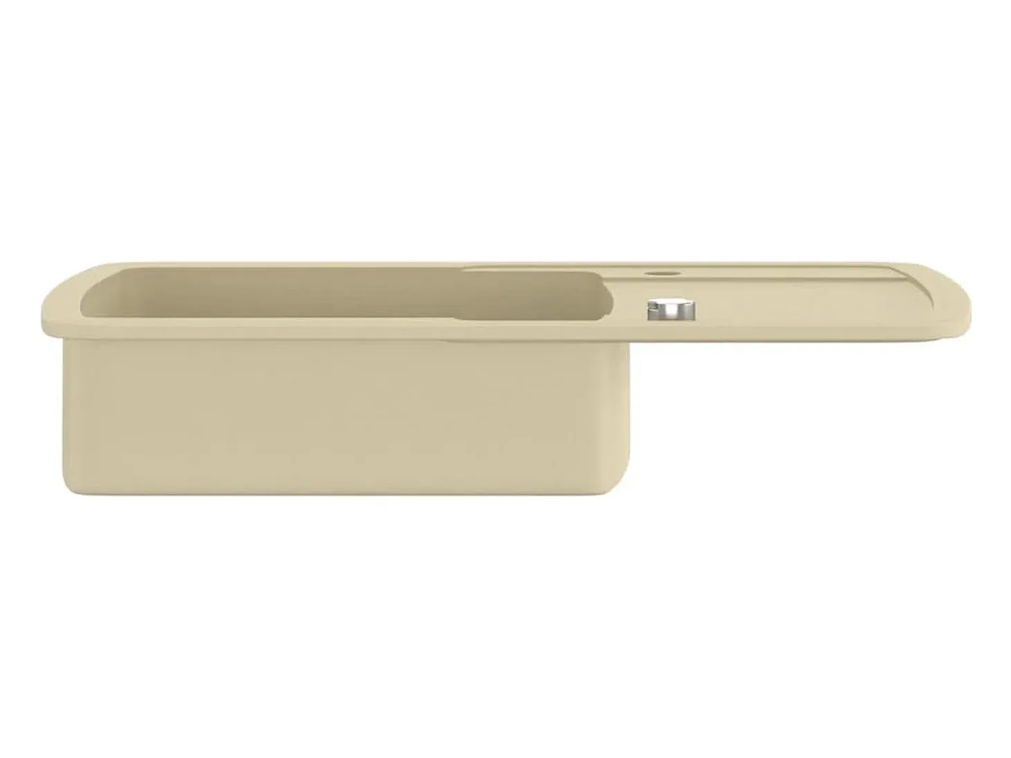 Fregadero de cocina de granito con un seno beige ES771783