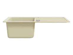 Fregadero de cocina de granito con un seno beige ES307696