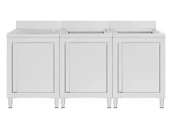 Fregadero de cocina industrial 180 x 60 x 96 cm acero inoxidable 02_0000720