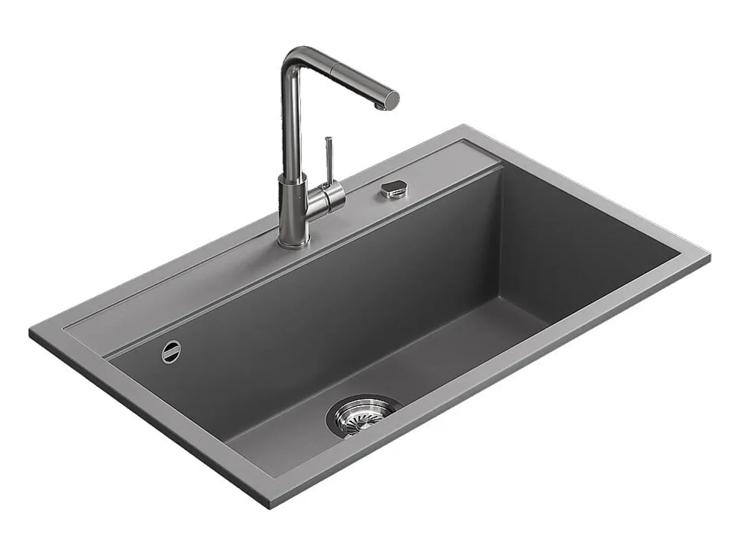 Fregadero gris 80x51x20 sydney