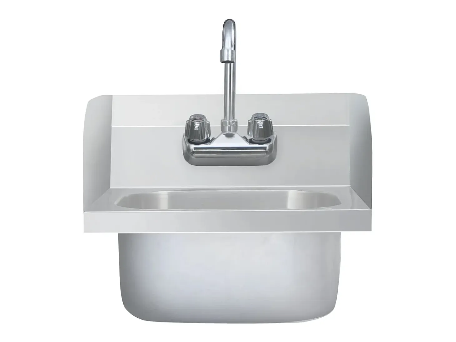 Fregadero lavamanos comercial con grifo de acero inoxidable ES408325