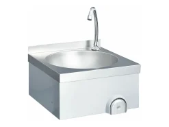 Fregadero lavamanos con grifo y dispensador de jabón acero inox ES439437