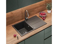 Fregadero negro 78x50x20 kapstadt