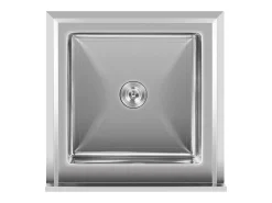 Fregadero profesional de un seno 50 x 50 x 25,5 cm acero inoxidable 14_0000164