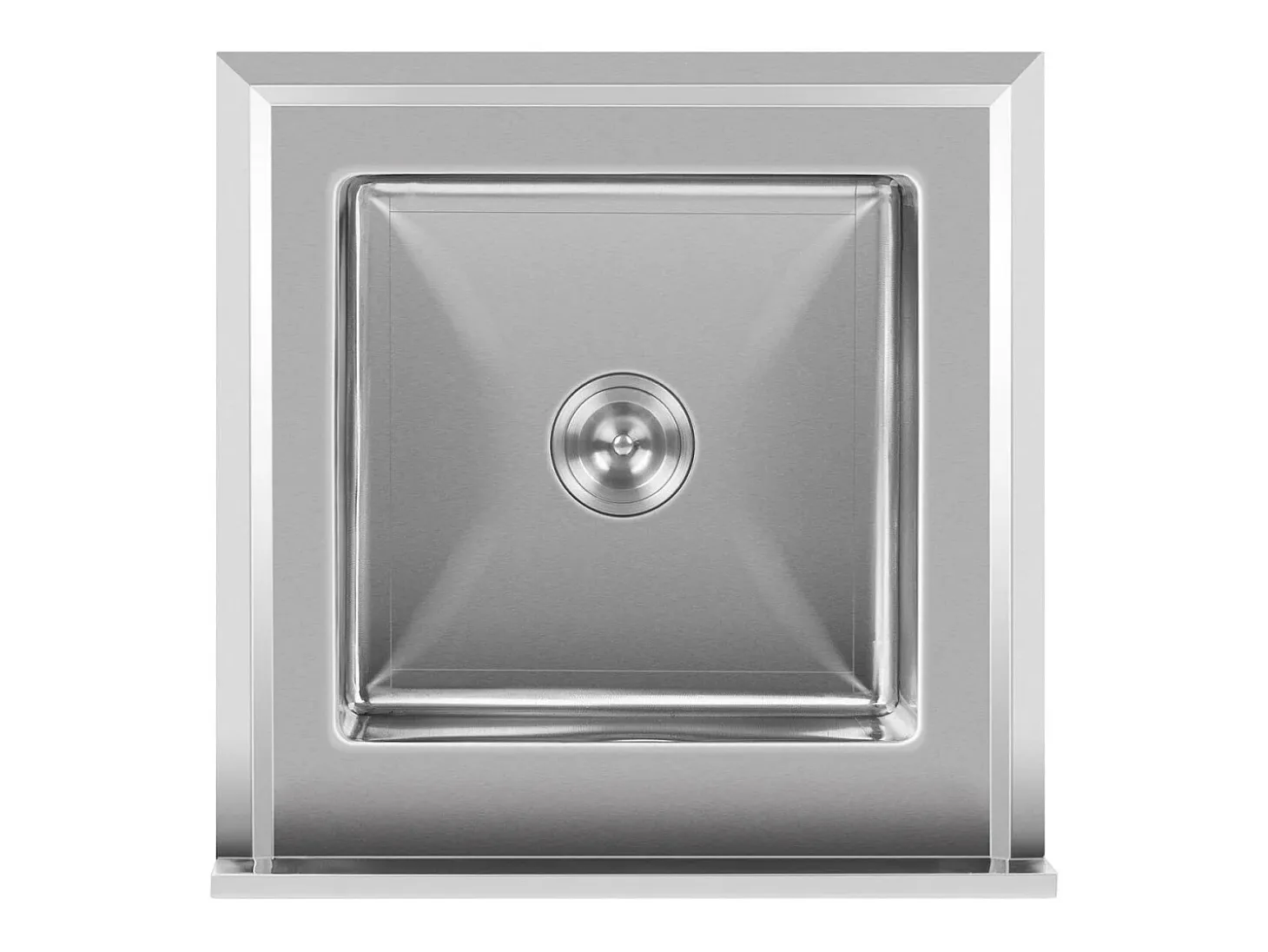 Fregadero profesional de un seno 40 x 40 x 25 cm acero inoxidable 14_0000162