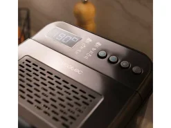Freidora de Aceite de 4,2 Litros Cleanfry Luxury 4000 Black. 3270 W, Acero Inoxidable Lacado en Negro, 5 Programas Preestablecidos, Filtro OilCleaner
