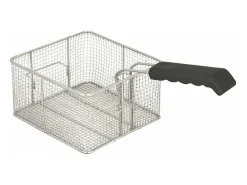 Freidora de acero inoxidable 1 depósito de 10 litros resistencia extraíble grifo de vaciado profesional 3614011