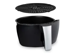 Freidora de aire Alpina 3,2L 1500W temporizador inox/negro