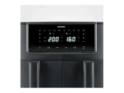 Freidora de aire caliente SEVERIN FR2463 8L doble cubeta 2600W 10 programas con función Sync Cook