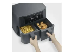 Freidora de aire caliente SEVERIN FR2463 8L doble cubeta 2600W 10 programas con función Sync Cook
