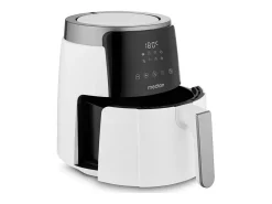 Freidora de Aire Caliente Digital MEDION MD13030 1500W - 4,7L, 8 Programas, Temporizador 60 min, Temperatura hasta 200°C - Blanco