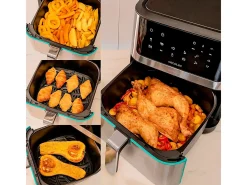 Freidora de aire Cecotec Cecofry Supreme 8000 1800W 8L 10 modos inox