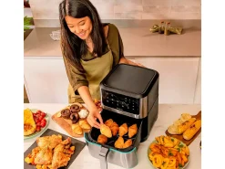 Freidora de aire Cecotec Cecofry Supreme 8000 1800W 8L 10 modos inox