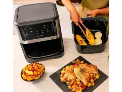 Freidora de aire Cecotec Cecofry Supreme 8000 1800W 8L 10 modos inox