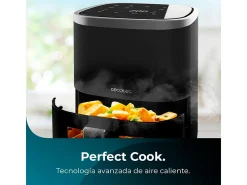 Freidora de aire Cecotec Cecofry Fantastik Window 4000 1400W 4L negro