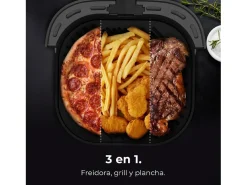 Freidora de aire Cecotec Cecofry DuoHeat 6000 2200W 6L 3 en 1 negro