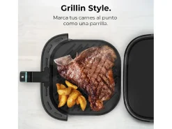 Freidora de aire Cecotec Cecofry DuoHeat 6000 2200W 6L 3 en 1 negro