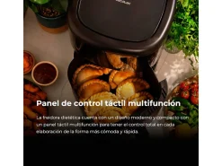 Freidora de aire Cecotec Cecofry Bombastik 6000 1700W 6L 12 modos de cocinado negro