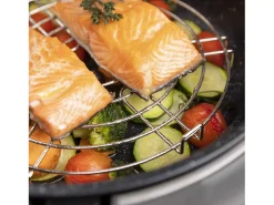 Freidora de aire Cecotec TurboCecofry 4D Healthy 1350W 3,5L 8 modos de cocinado con accesorios negro