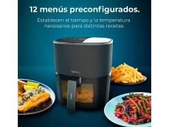 Freidora de aire Cecotec Cecofry Fantastik Window 6500 1700W 6,5L con ventana negro