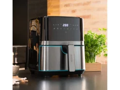 Freidora de aire Cecotec Cecofry Full lnoxBlack 5500 Pro 1700W 5,5L 8 modos de cocinado negro/inox